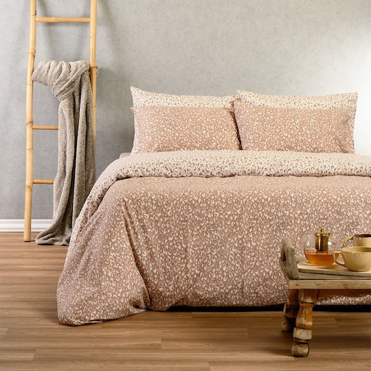 Melinen Leo Σετ Διπλό 4τμχ 150x200+32εκ. με Λάστιχο Mocca Melinen Leo Σετ Διπλό 4τμχ 150x200+32εκ. με Λάστιχο Mocca