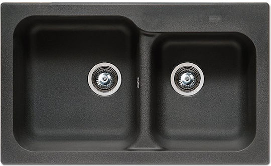 Duralit 105-KZ200-420 Drop-In Synthetic Granite M83xW50cm Gray