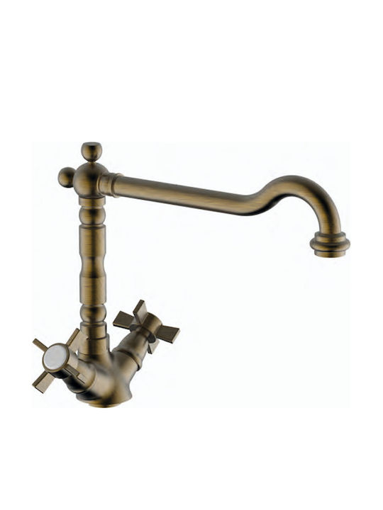 Ottone Meloda Counter Bronze Faucet