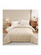 Bettdecke Großes Doppelbett 220x240cm Ιβουάρ - Κρεμ