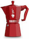 Moka Μπρίκι Espresso Κόκκινο