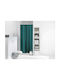 Douceur d'Intérieur Κουρτίνα Μπάνιου Υφασμάτινη 180x200cm Blue/emerald