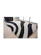 Royal Carpet Toscana Branco Килим Правоъгълена Shaggy Branco Black White