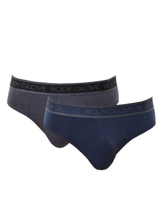 Body Glove Мъжки слипове Navy/grey 2Опаковка