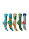Kal-tsa Damen Socken Mehrfarbig 5Pack