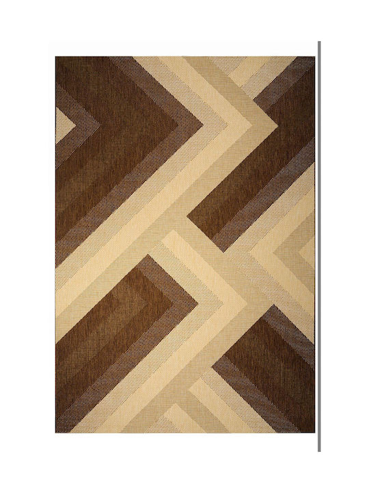 Tzikas Carpets 32008-081 Teppich Außenbereich Rechteckig Synthetisch,Polyester/Cotton/Leather Maestro