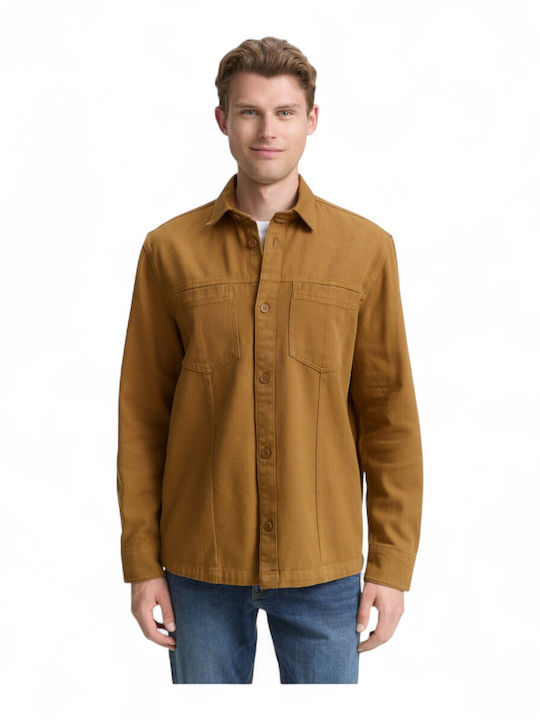 Overshirt Mânecă Lungă Regular Fit Maro