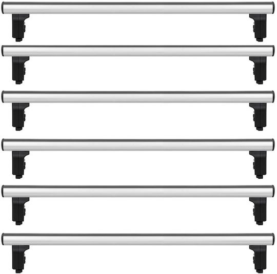 Menabo Bare de Acoperiș Aluminiu 140cm. pentru Mercedes-Benz Sprinter 2006-2018 (Set cu picioare)