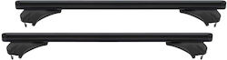 Menabo Μπάρες Οροφής Αλουμινίου 120εκ. για Ford B-Max 2012+ (Σετ με πόδια) Μαύρες