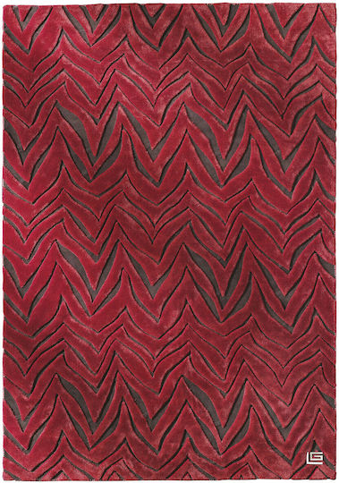 Guy Laroche Balboa Rectangular Rug Red