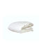 4 Jahreszeiten Steppdecke 2 Stück Satin Streifen 260x240 King Size 200 Gsm