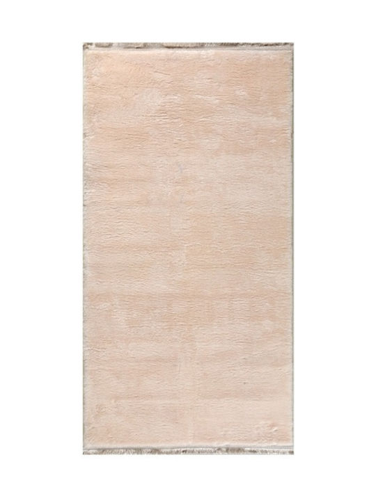Tzikas Carpets Melia 25171-001 Anti-slip Rug Rectangular Shaggy Ivory