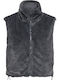 Life Ärmellose Damen Strickjacke mit Reissverschluss Blackened Pearl