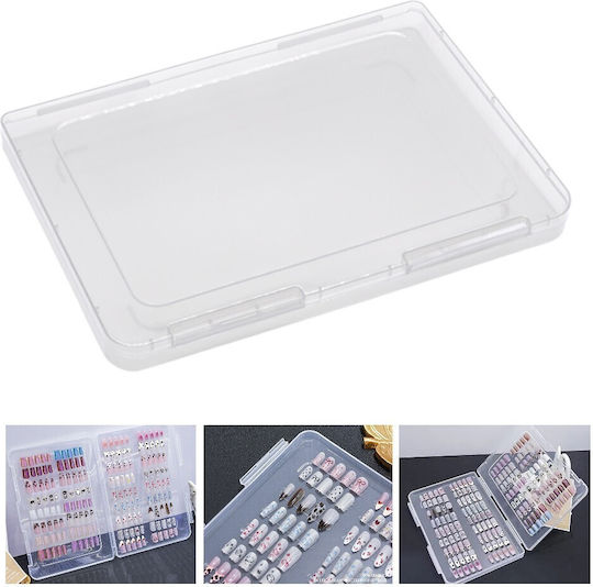 Husă De Organizare și Depozitare Press On Nails Transparentă