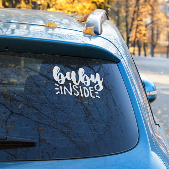 Autocolantă Baby Inside Bob 003 Alb