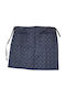 Klassische Küchen Schürze Aus Flanell Baumwolle Mit Zwei Taschen Blau Grau Muster
