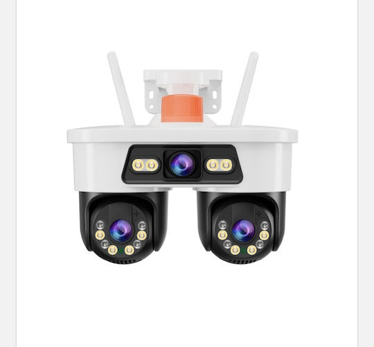 Jortan 001010658 IP Dual Surveillance Camera Wi-Fi Waterproof with 3.6mm Lens