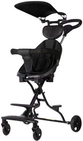 NBW Reglabil Cărucior pentru Bebeluși Potrivit de la 6+ Luni Negru 5.1kg BICI80281