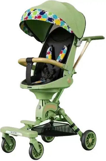 NBW Reglabil Cărucior pentru Bebeluși Potrivit pentru Nou-născut Verde 11kg BICI80262