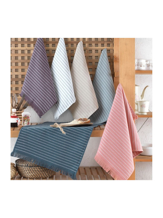 Şaheser Prosop din 100% Bumbac în Culoarea Bej 40x60cm 6buc