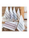 Şaheser Prosop din 100% Bumbac în Culoarea Alb 40x60cm 6buc