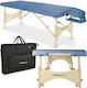 Habys Touch K651 Wooden Portable Blue Massage and Physiotherapy Bed 184x70cm