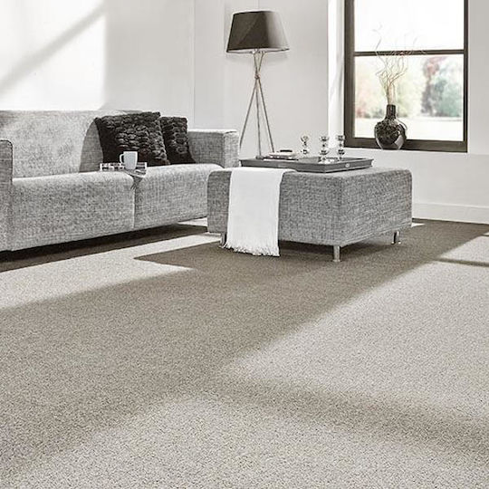 Saray Home Teppich Rechteckig Synthetisch,Polyester/Cotton/Leather Beige
