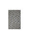 InTheBox Black & White Χαλί Ορθογώνιο Δερμάτινο Μαύρο / Λευκό 170x240cm