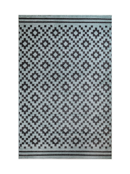 Ezzo Chroma B528BJ8 Χαλί Ορθογώνιο L. Blue / D. Grey 200x290cm
