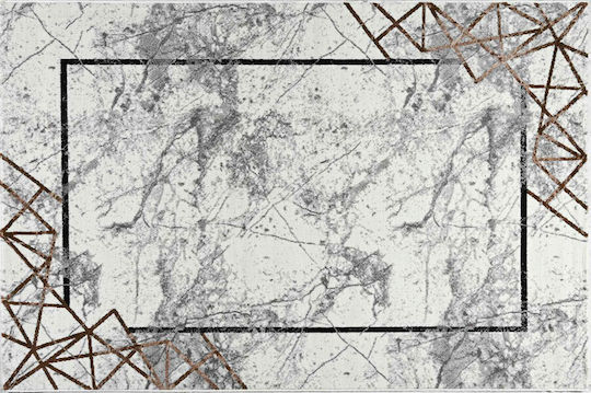 Balsan Estia Teppich Rechteckig Synthetisch,Polyester/Cotton/Leather Light Grey