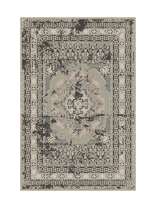 Klonaras Velvet 4437 Χαλί Ορθογώνιο Anthracite / Beige 133x190cm