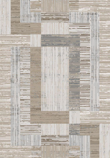Linea Home Meredith 3482B Teppich Rechteckig Synthetisch,Polyester/Cotton/Leather Beige