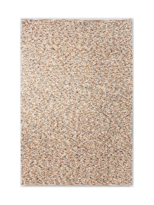 Brink & Campman Pebble Teppich Rechteckig Synthetisch,Polyester/Cotton/Leather Beach Beige