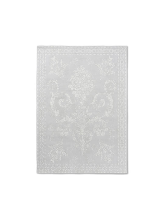 Laura Ashley Josette Lucrat manual Covor Rectangular Bumbac Dove Grey