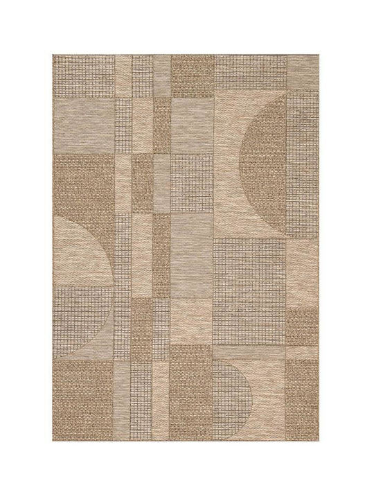 Newplan Capri 606a Teppich Rechteckig Synthetisch,Polyester/Cotton/Leather Beige