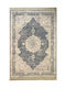 Bekas Carpets Rug Round with Fringes Gray