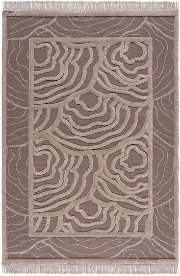 Beauty Home Noir 9434 Covor Rectangular cu franjuri Bej