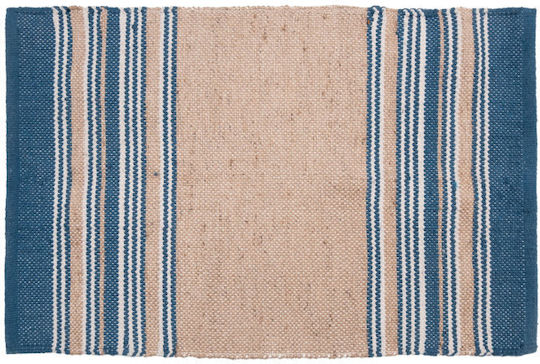 Viopros Juno Rug Rectangular Summer from Jute Blue