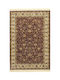 Newplan Persia 1533 Teppich Rechteckig Synthetisch,Polyester/Cotton/Leather mit Fransen Burgundy