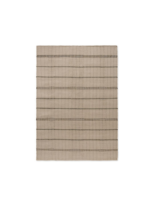 Brink & Campman Zona Stitch Handgefertigt Teppich Außenbereich Rechteckig Synthetisch,Polyester/Cotton/Leather Olive