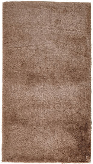 Kentia Major Anti-slip Rug Rectangular Shaggy Furry Brown