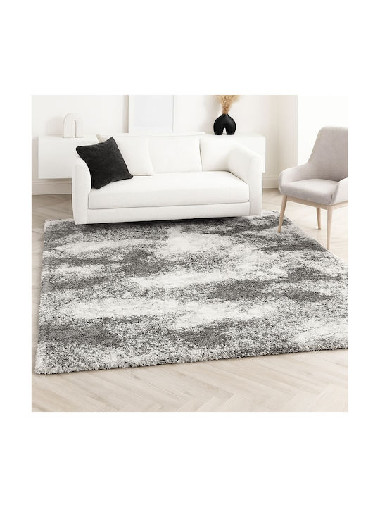 Saray Home Moroccan Abstract Shaggy 240x300cm Γκρι