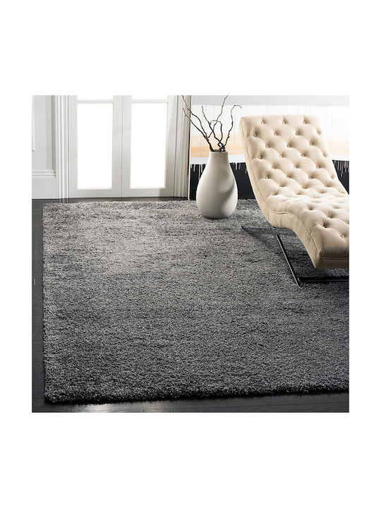 Saray Home California Covor Rectangular Shaggy Cărbune de lemn