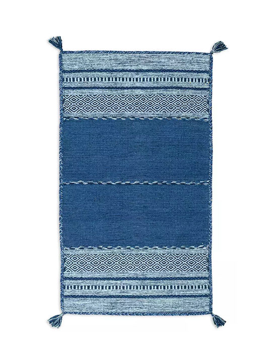 Koulis Carpets Mykonos Καλοκαιρινό Βαμβακερό 70x200cm Μπλε Koulis Carpets Mykonos Καλοκαιρινό Βαμβακερό 70x200cm Μπλε