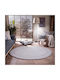 Teoran Floor Rutschfest Teppich Rund Synthetisch,Polyester/Cotton/Leather 11