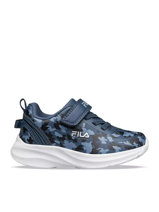 FILA Memory Παιδικά Sneakers με Σκρατς Μπλε