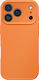 Avizar Case iPhone 17 Pro Soft-Touch Model In Soft Anti-Slip Silicone Orange