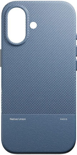 Native Union Back Cover Δερμάτινο Navy Μπλε (iPhone 17)