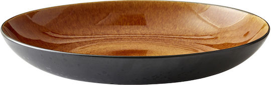 Bitz Deep Ceramic Black Serving Plate 40cm