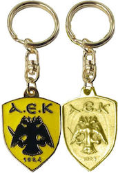 Metallic Keychain AEK Embossed Double-Sided Bronze 3x5x10cm